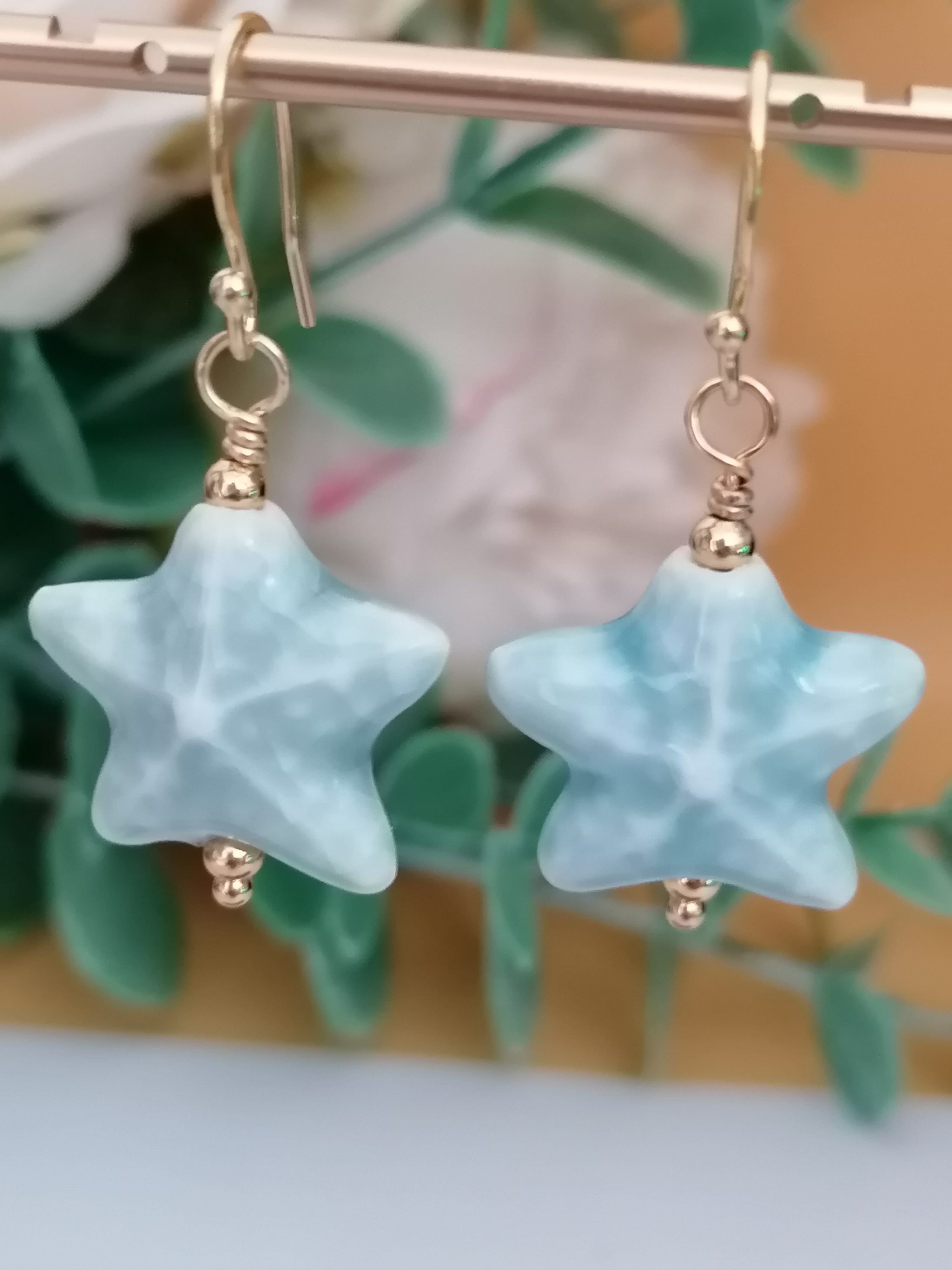 Ceramic Bead Earrings
