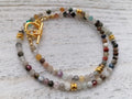 Semi-precious gemstone Necklace choker