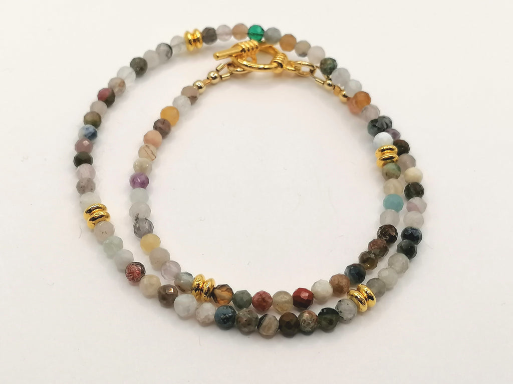 Semi-precious gemstone Necklace choker