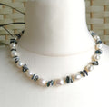 Cultured Freshwater Pearl Necklace Baroque Pearl Keshi Pearl