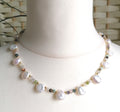 Semi-precious Gemstone Necklace Cultured Freshwater Pearl