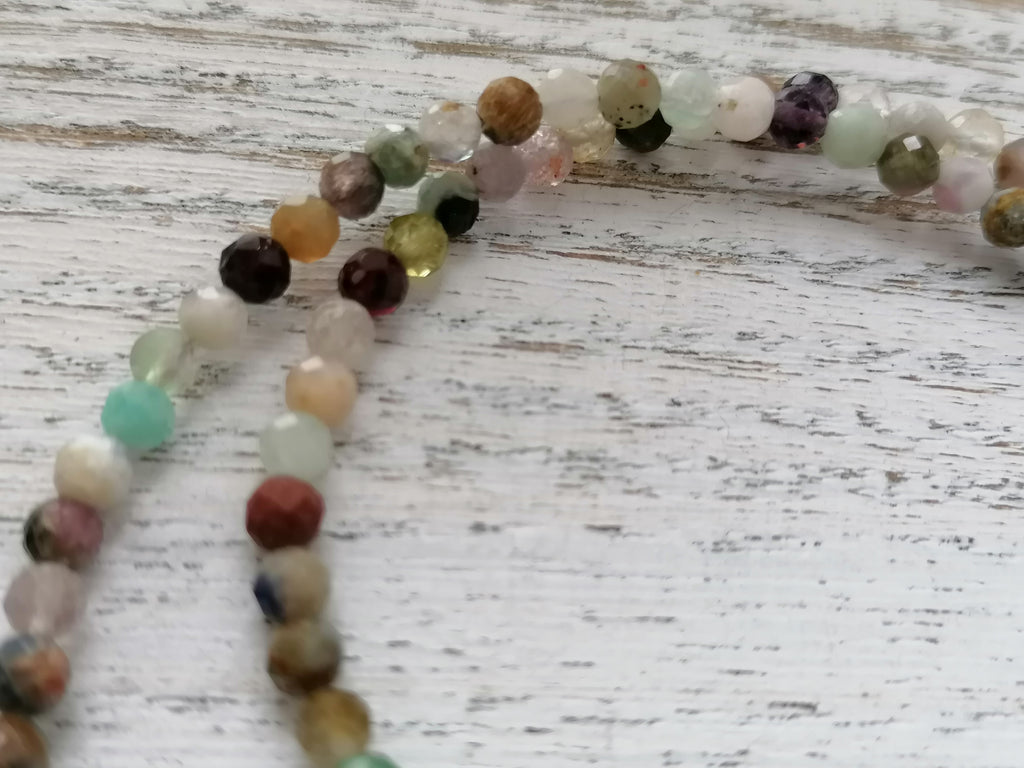 Semi-precious Gemstone Necklace Mother Of Pearl star
