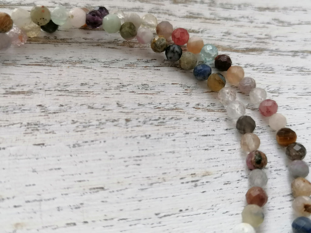 Semi-precious Gemstone Necklace Mother Of Pearl star