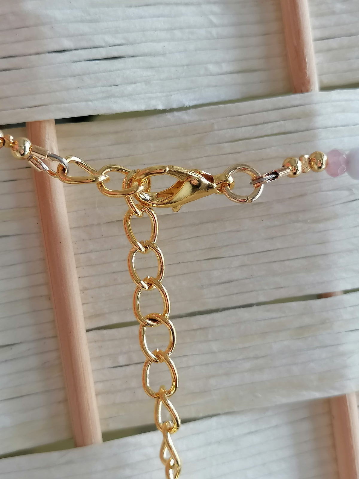Cultured Freshwater Pearl & Coloured Quartz Necklace | Gold Plated