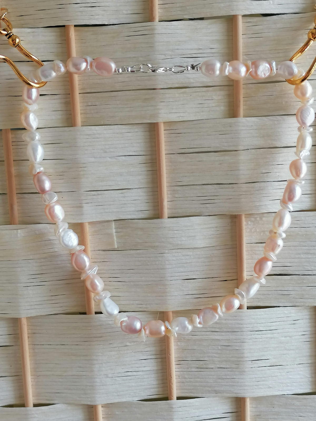 Baroque & Keshi Pearl Necklace | 925 Sterling Silver