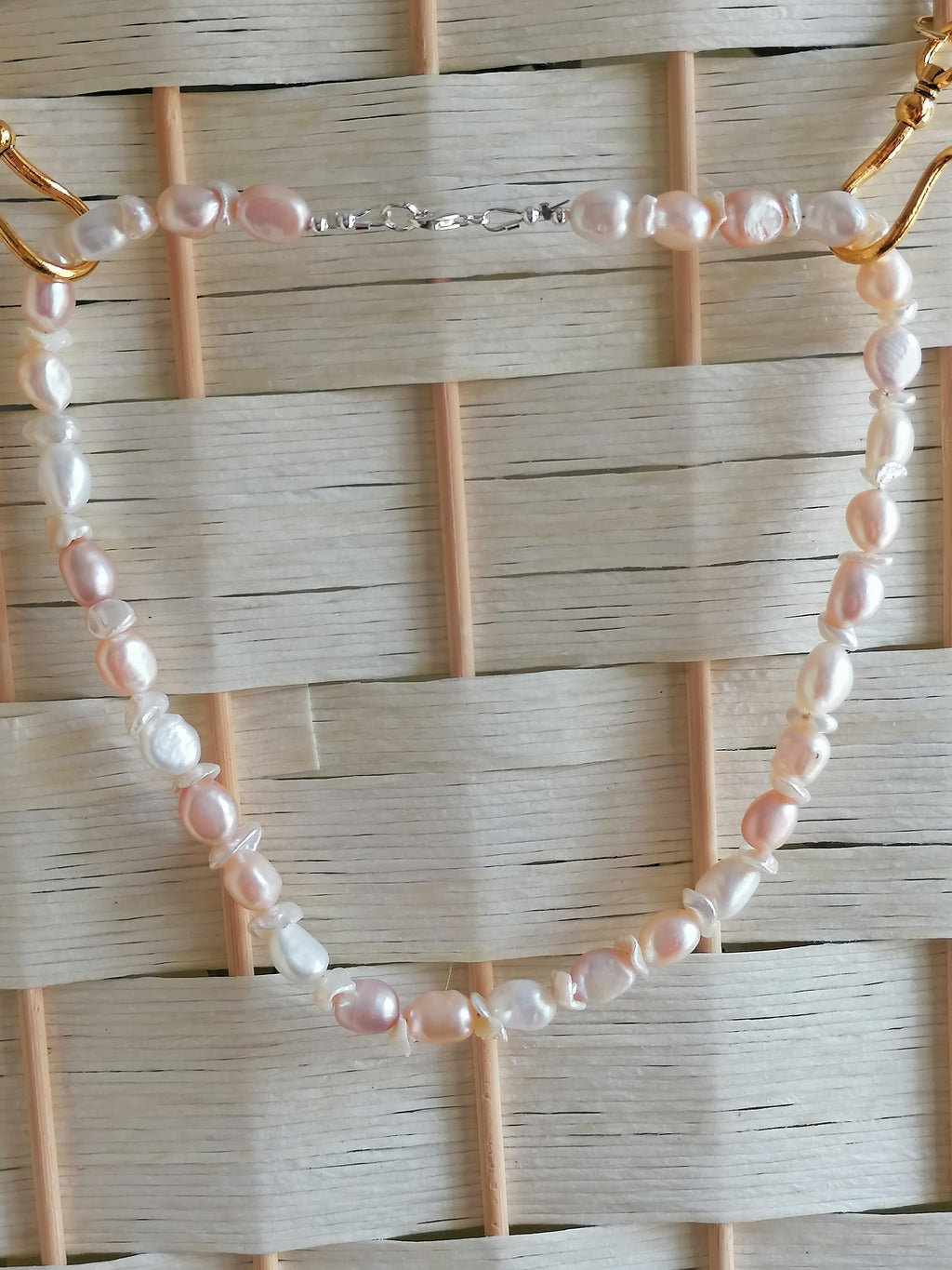 Baroque & Keshi Pearl Necklace | 925 Sterling Silver