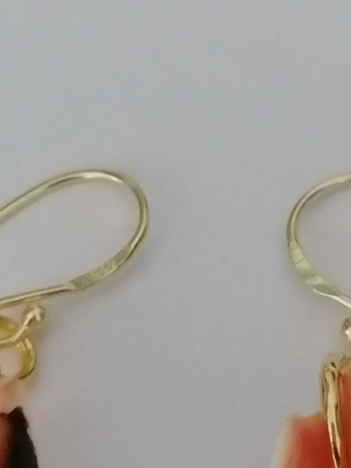 Conch Shell Slice Drop Earrings | 24ct Gold Vermeil over 925 Sterling Silver