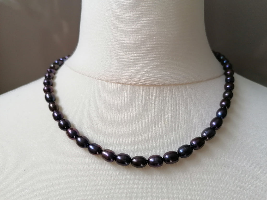 Cultured Freshwater Peacock Pearl Necklace