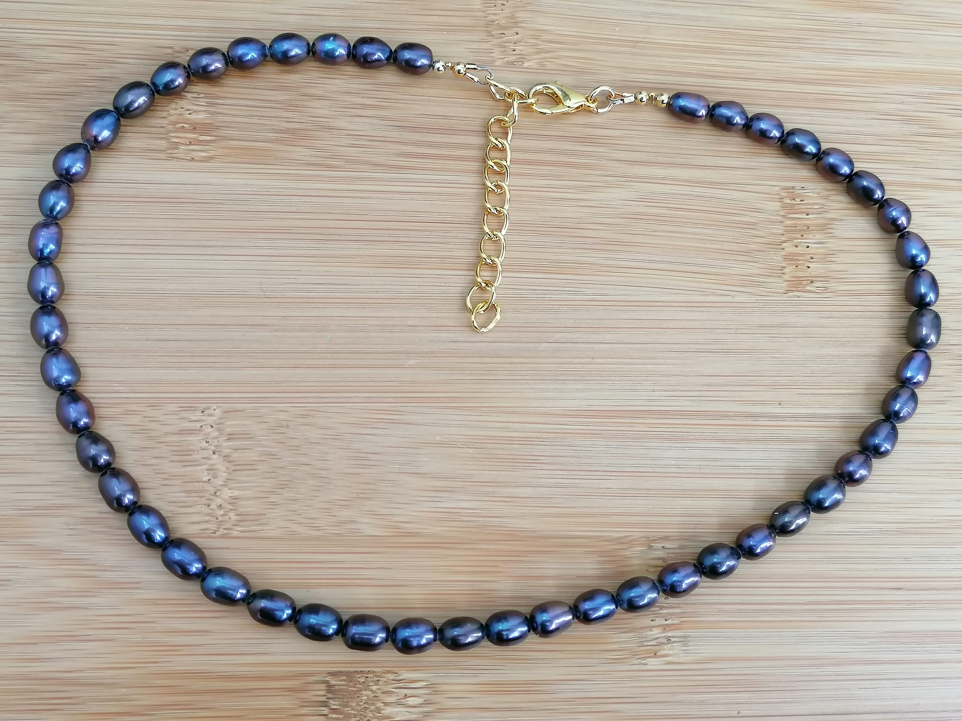 Cultured Freshwater Peacock Pearl Necklace