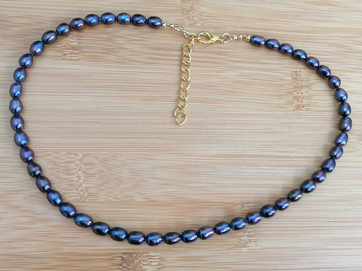 Cultured Freshwater Peacock Pearl Necklace