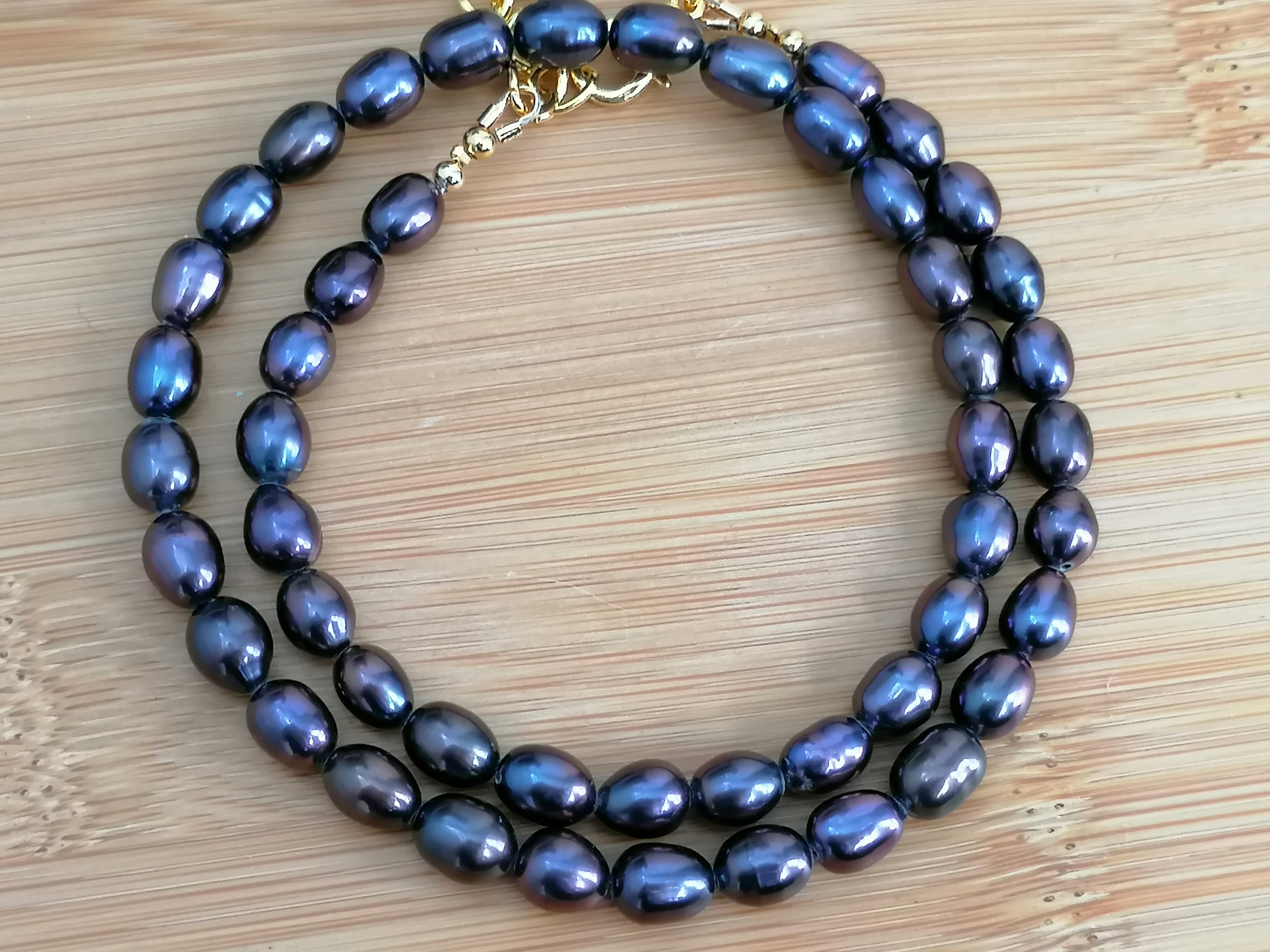 Cultured Freshwater Peacock Pearl Necklace