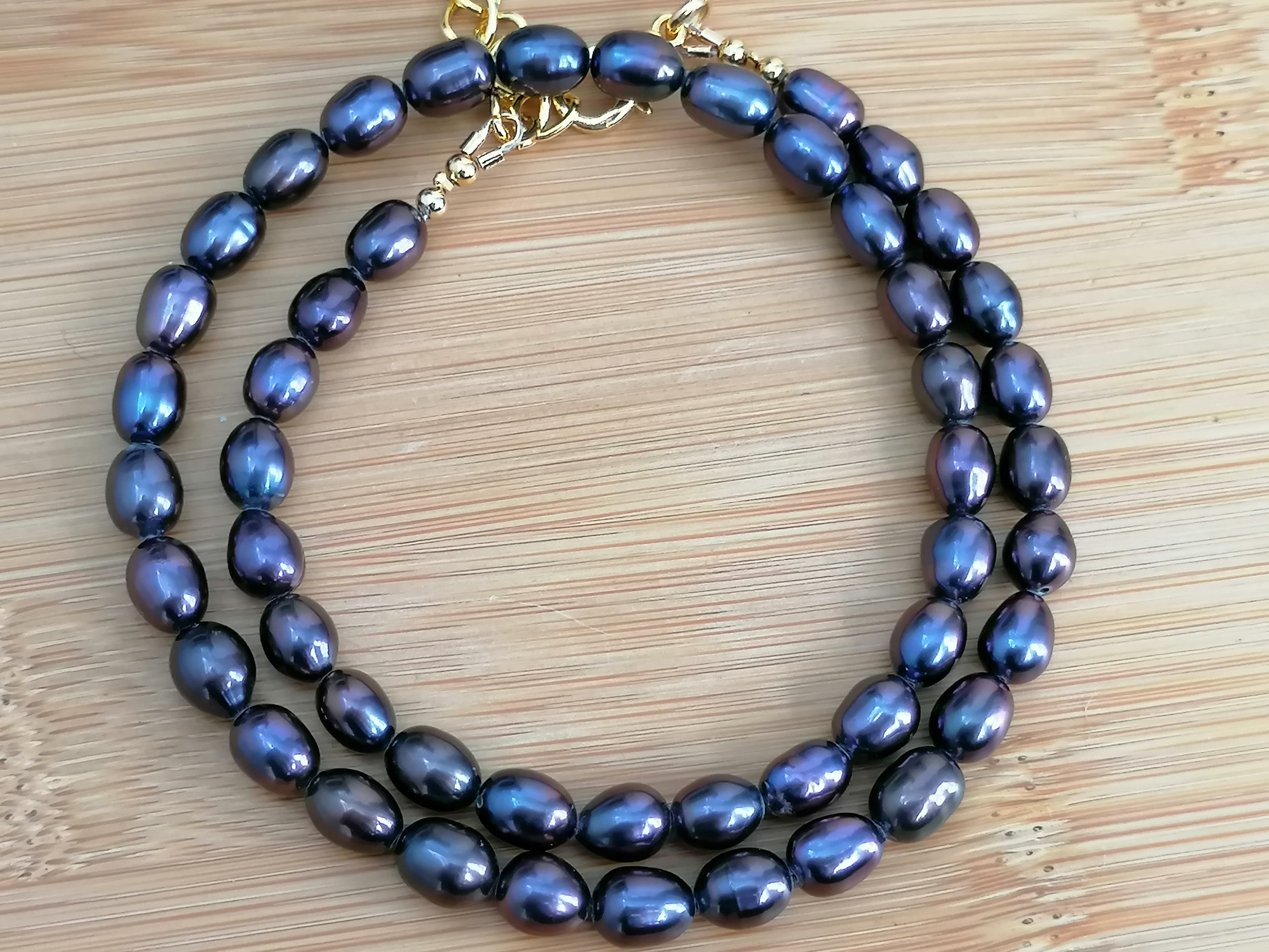 Cultured Freshwater Peacock Pearl Necklace