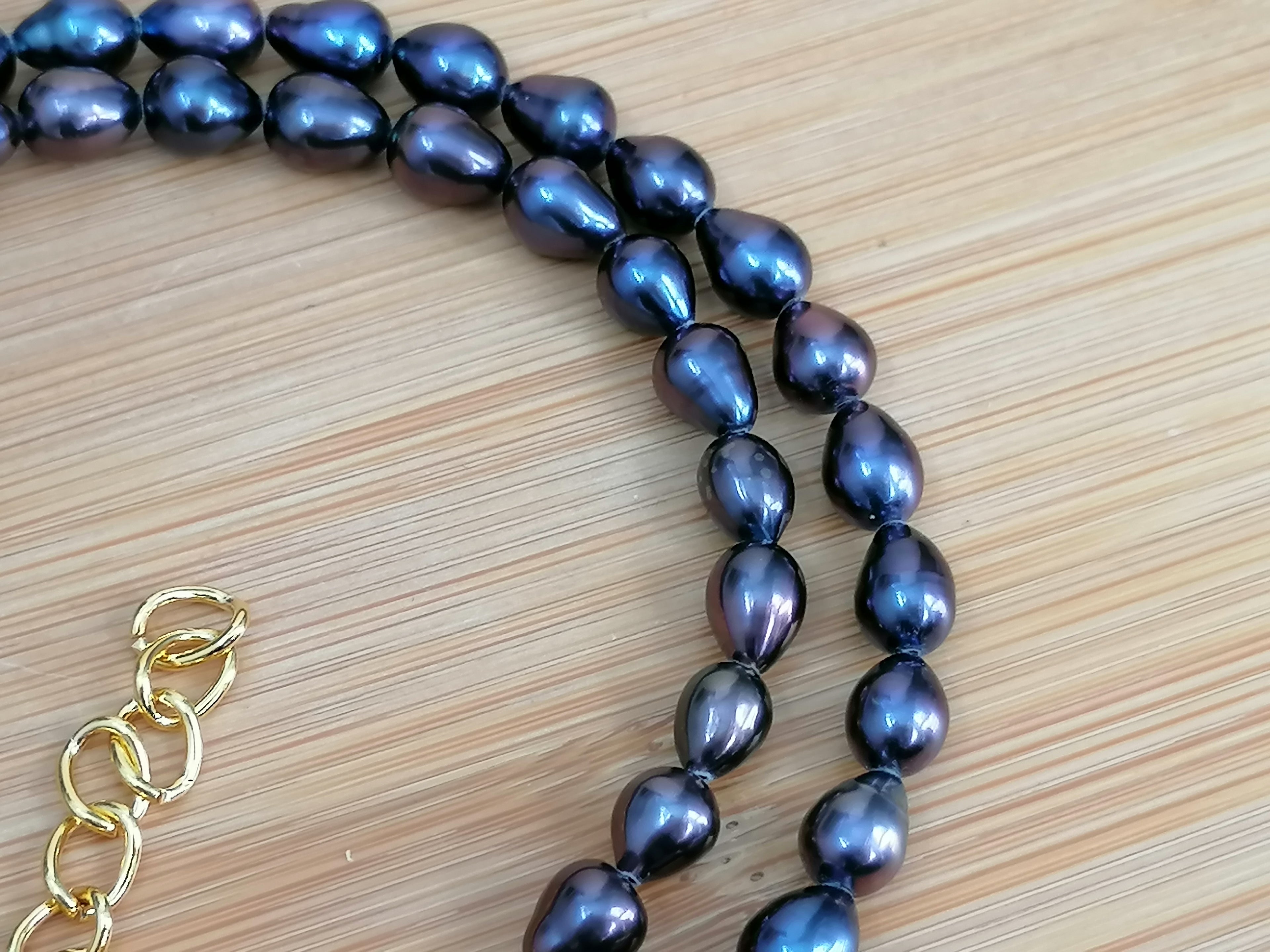 Cultured Freshwater Peacock Pearl Necklace