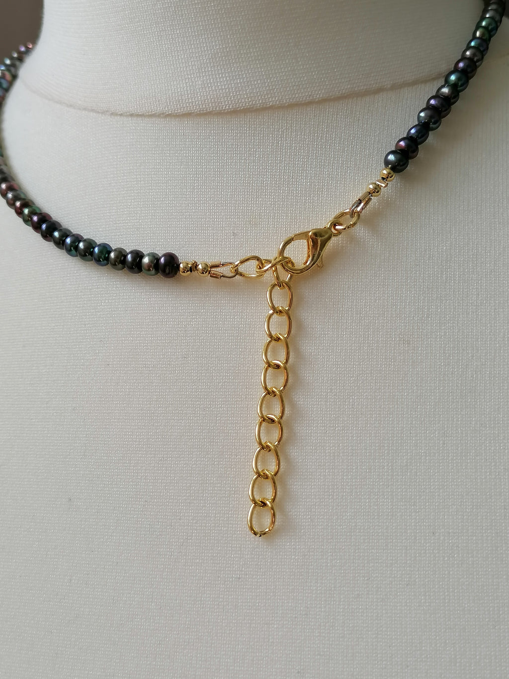 cultured freshwater Peacock Pearl Necklace with Flame ball Baroque Pearl Pendant