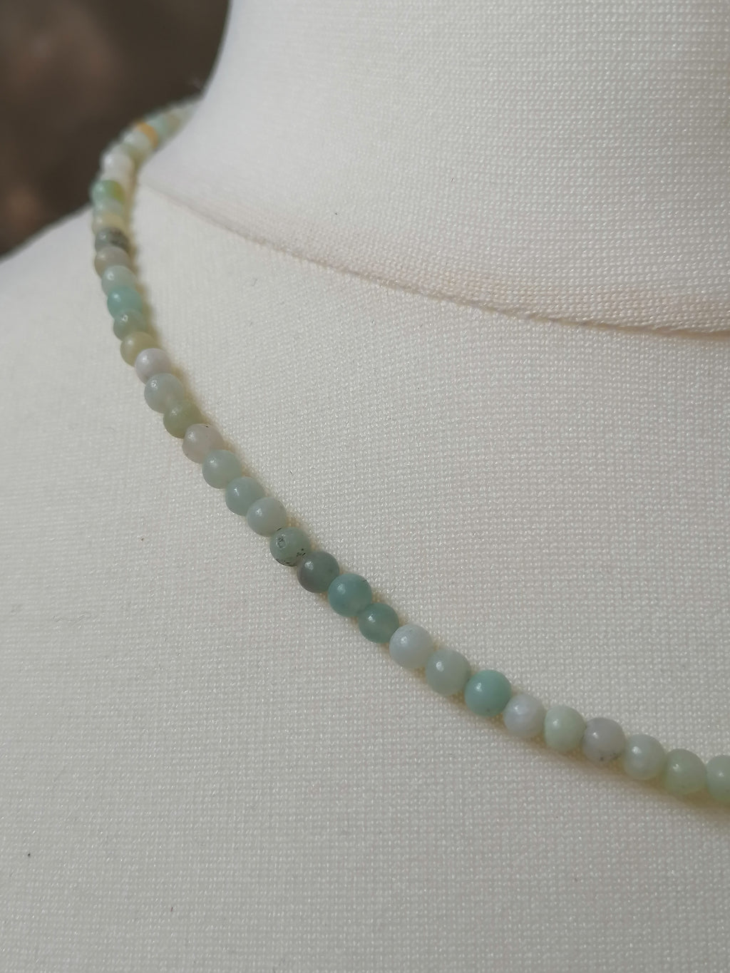 Flower Amazonite Gemstone Necklace