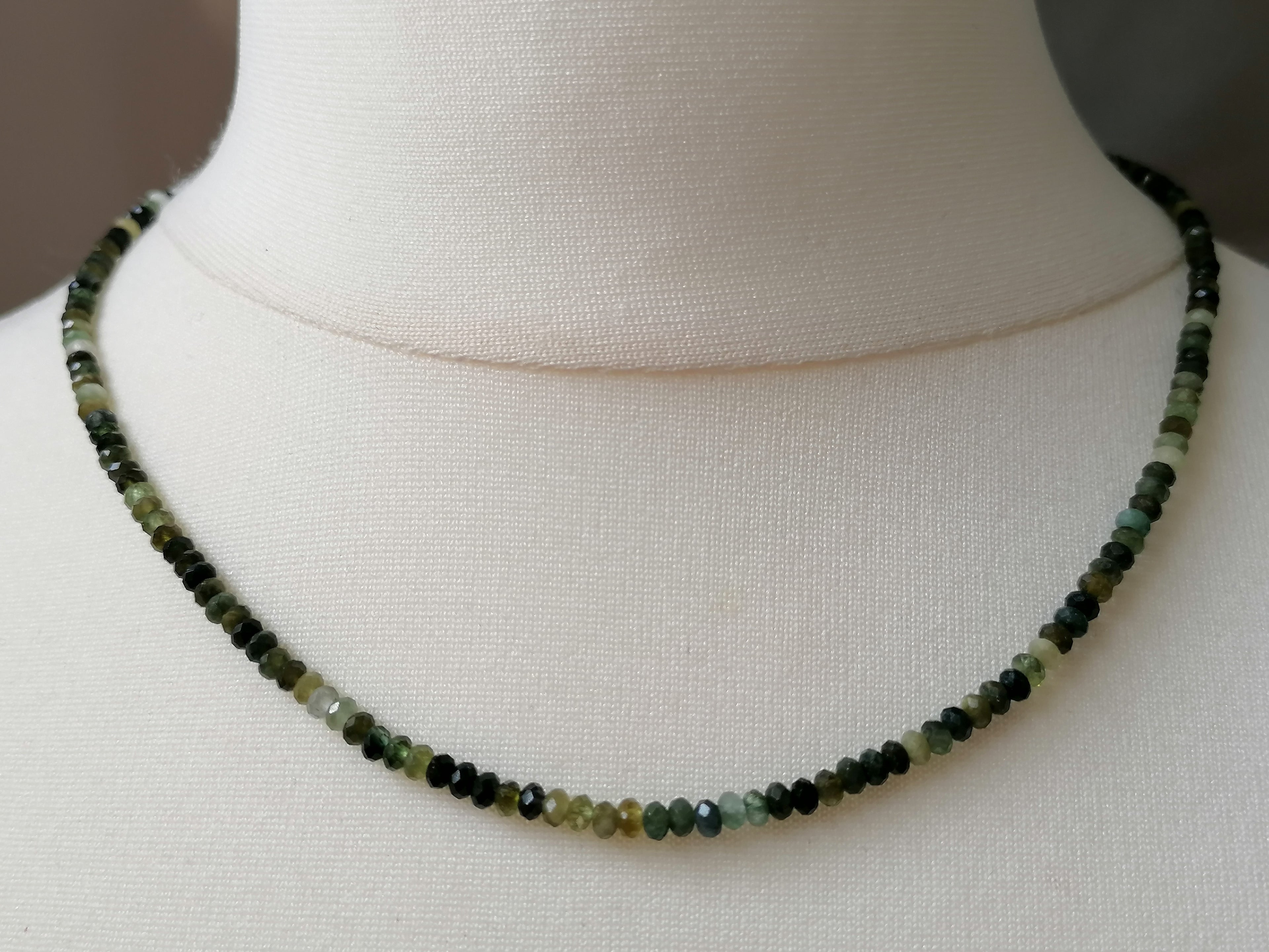 Moss Agate Gemstone Necklace