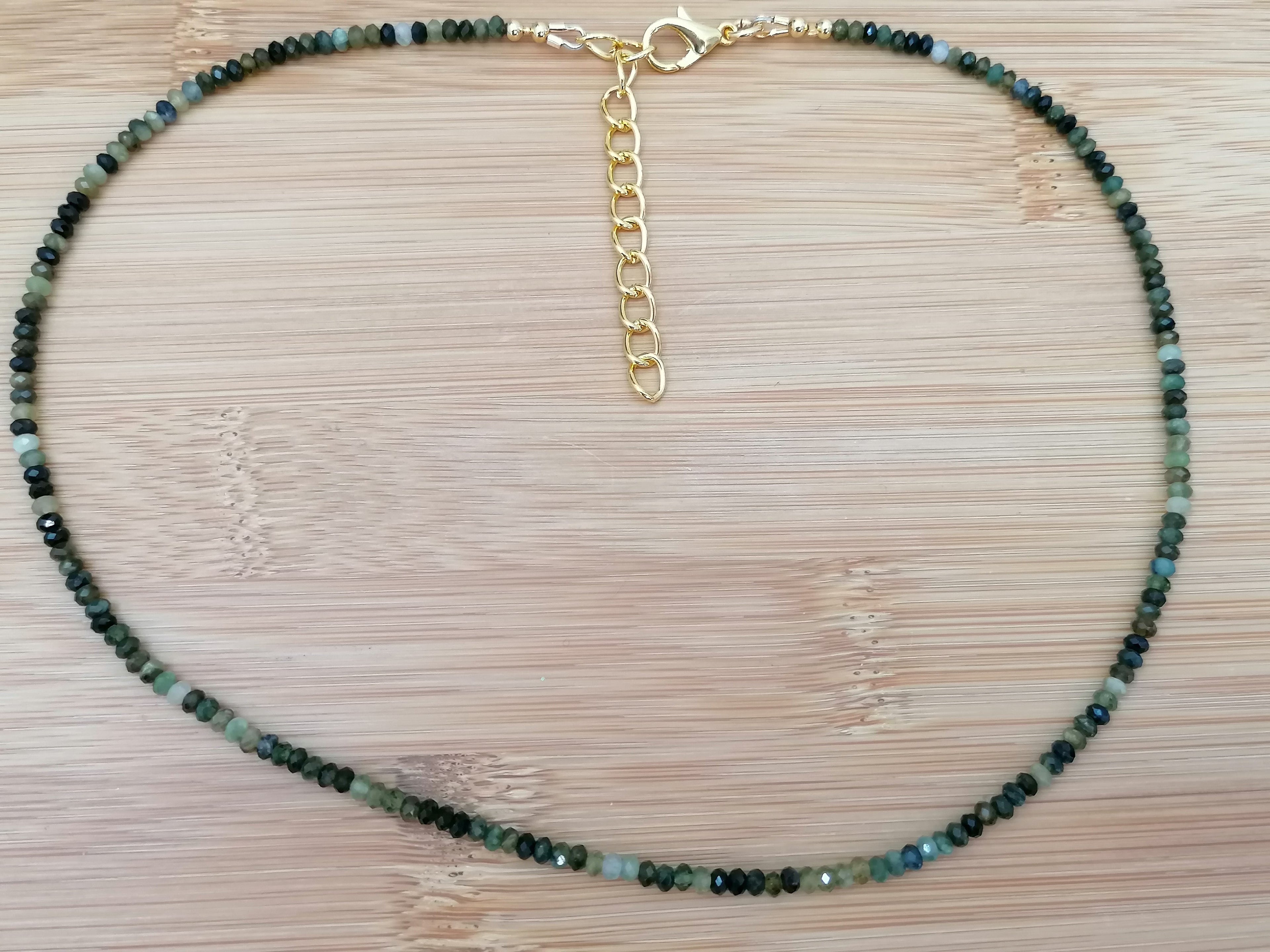 Moss Agate Gemstone Necklace