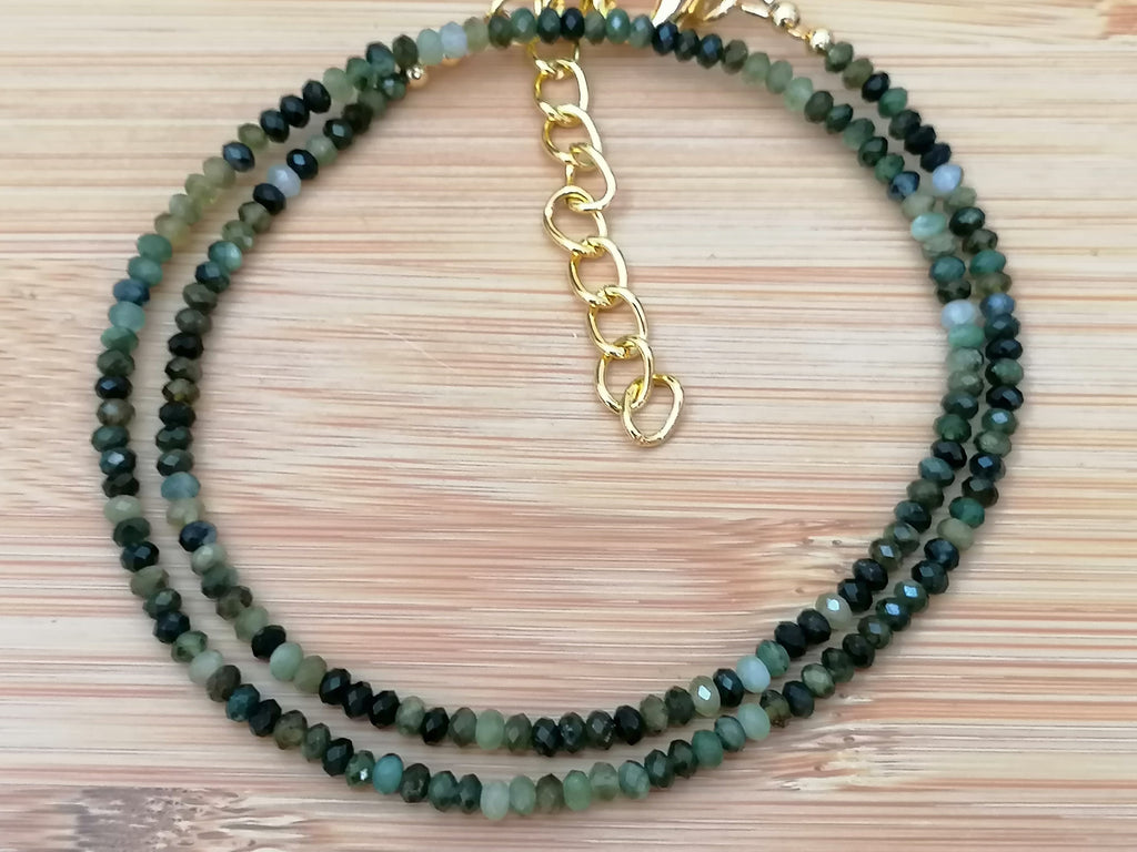 Moss Agate Gemstone Necklace