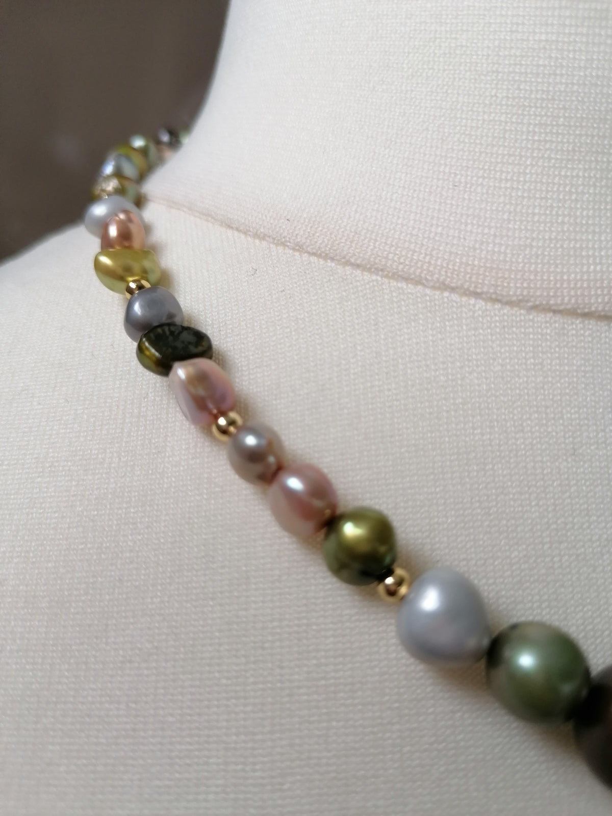 Multicolour Baroque Freshwater Pearl Necklace