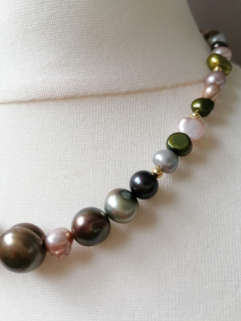 Multicolour Baroque Freshwater Pearl Necklace