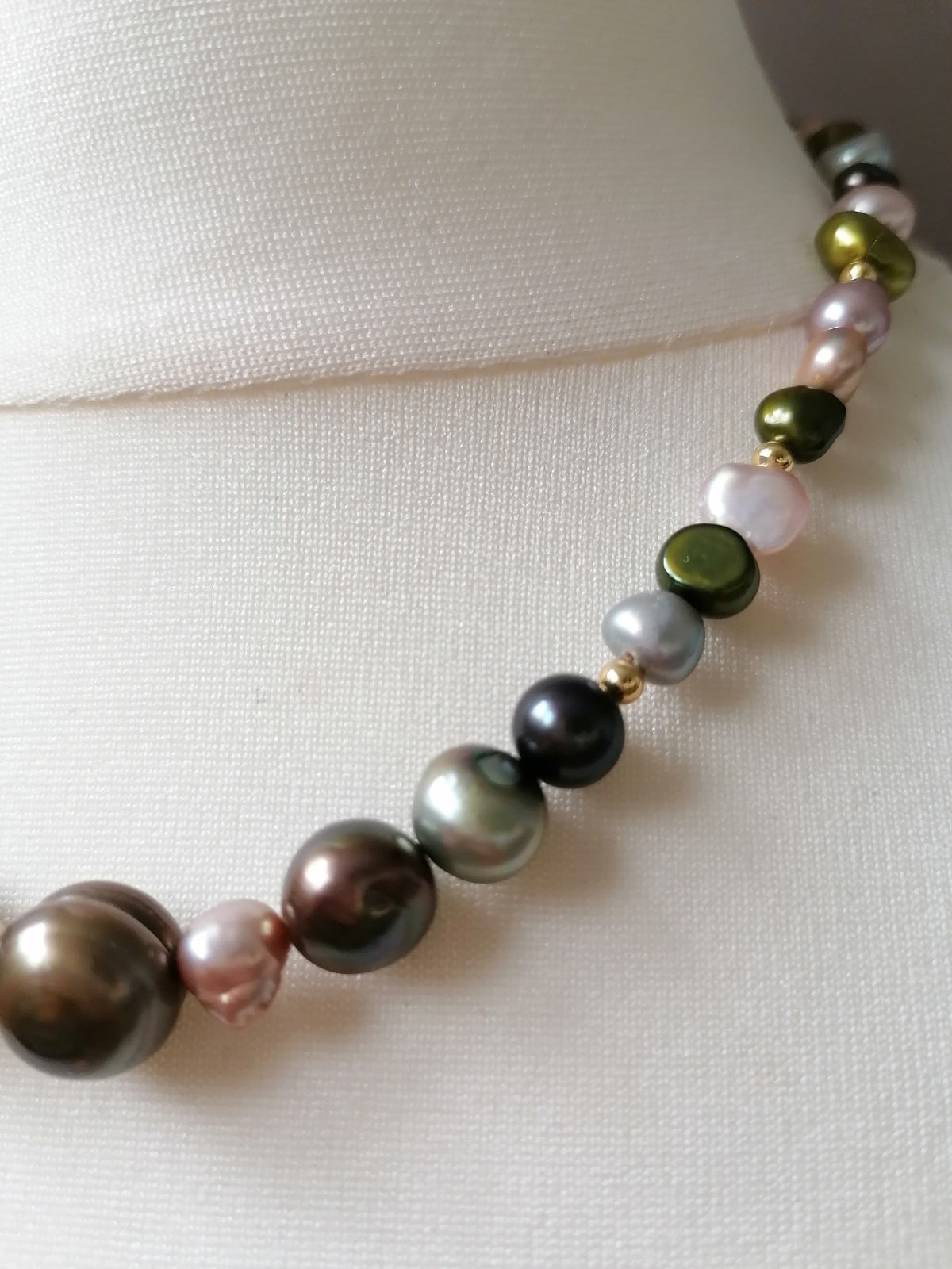 Multicolour Baroque Freshwater Pearl Necklace