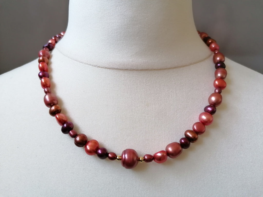 Cultured Freshwater Baroque Pearl Necklace
