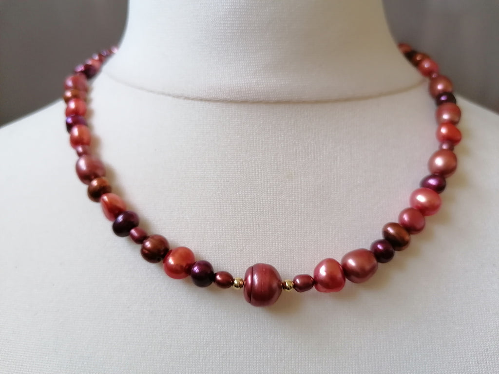 Cultured Freshwater Baroque Pearl Necklace