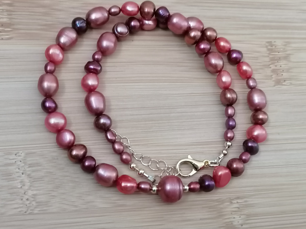 Cultured Freshwater Baroque Pearl Necklace