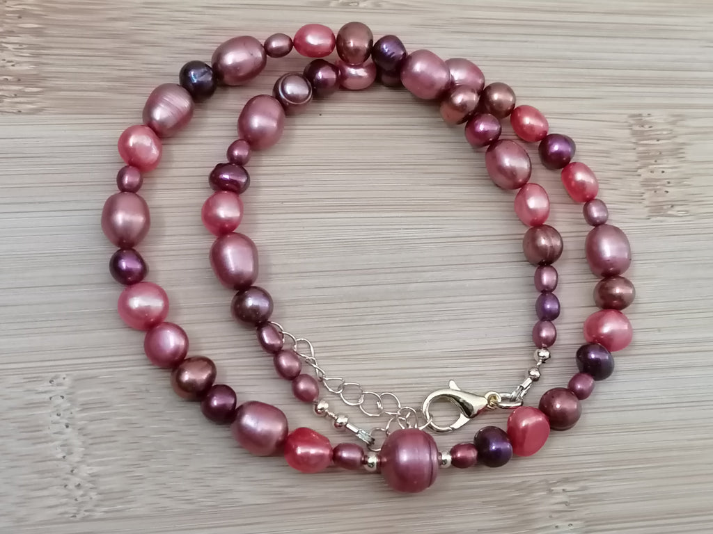 Cultured Freshwater Baroque Pearl Necklace
