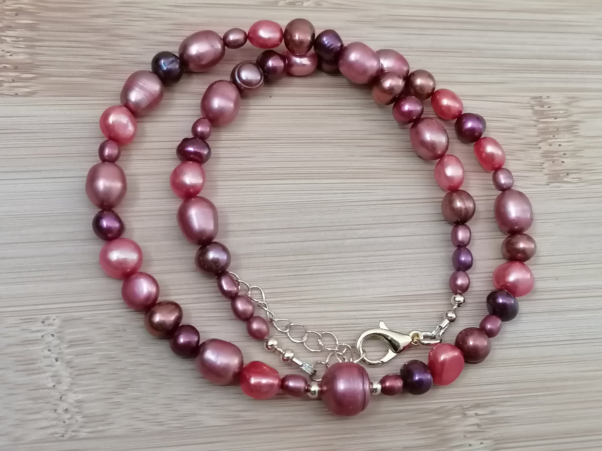 Cultured Freshwater Baroque Pearl Necklace