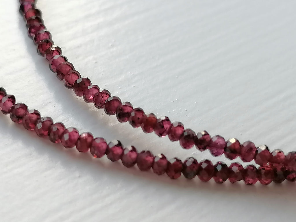 Semi-Precious Garnet Gemstone Necklace
