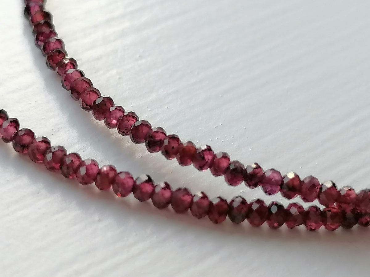 Semi-Precious Garnet Gemstone Necklace