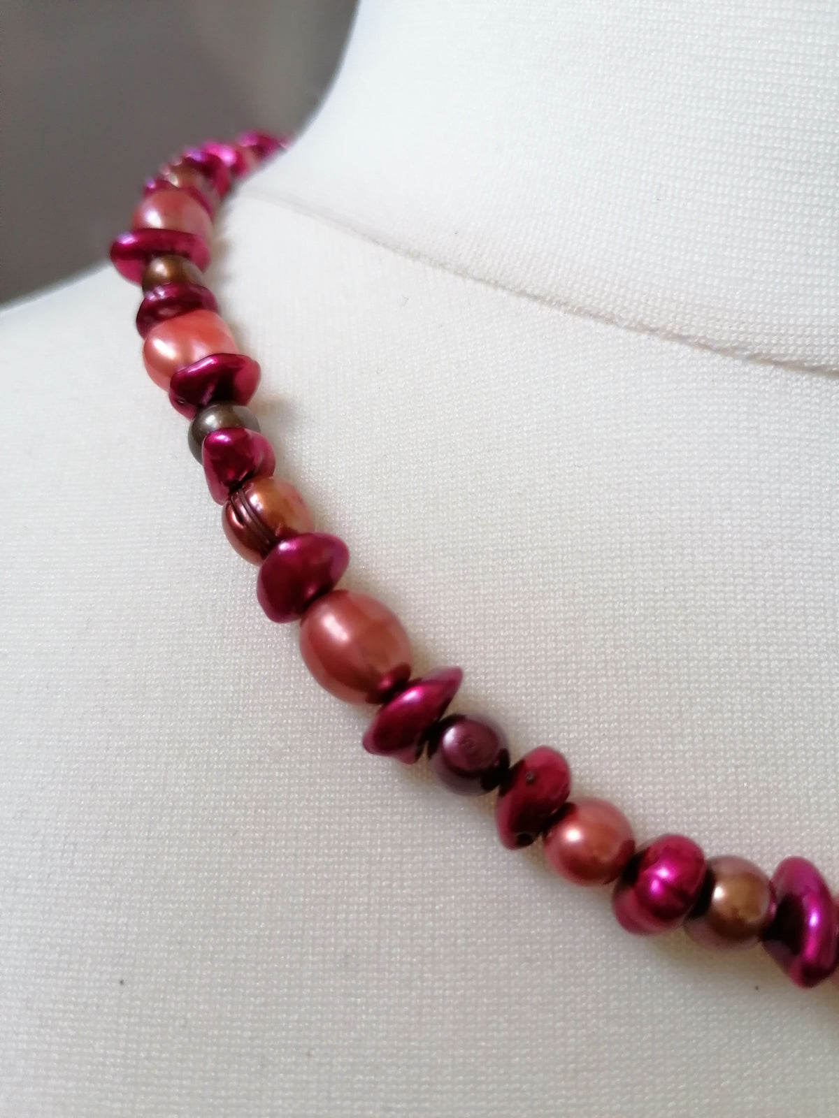 Mixed Berry Freshwater Pearl Necklace