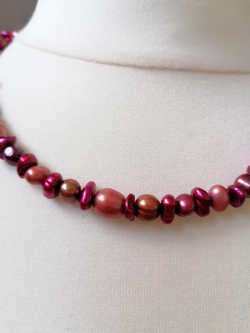 Mixed Berry Freshwater Pearl Necklace
