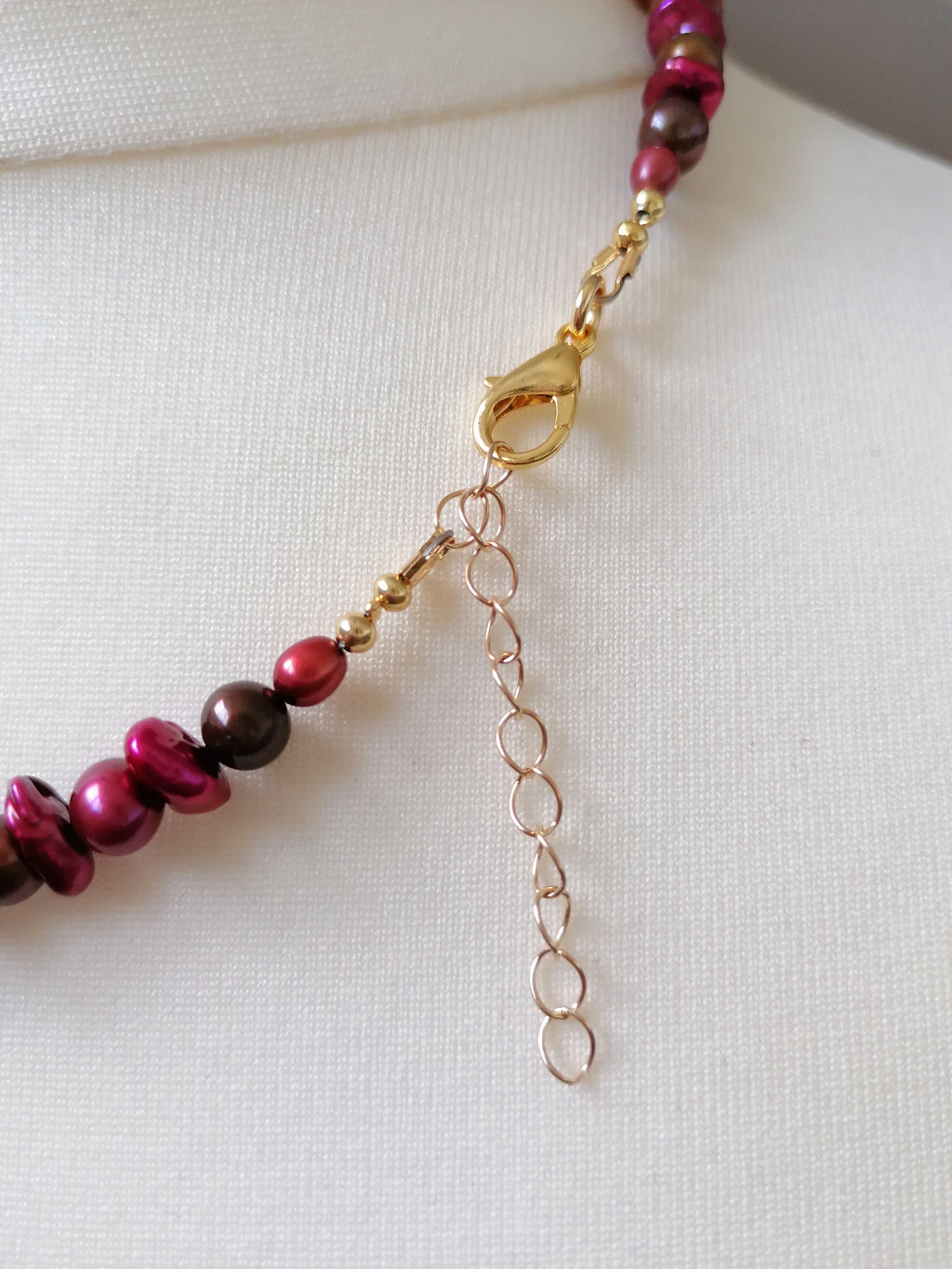 Mixed Berry Freshwater Pearl Necklace