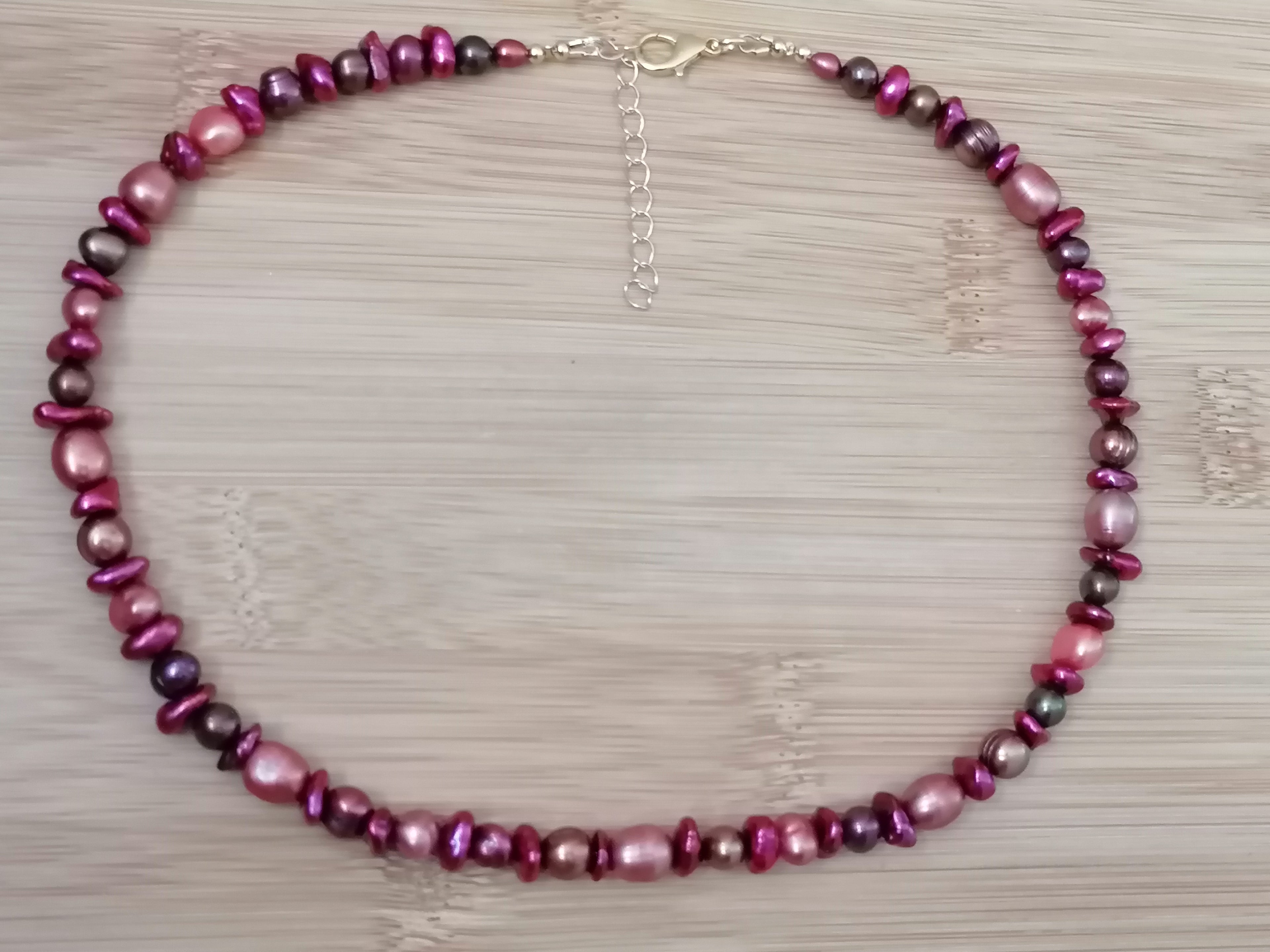 Mixed Berry Freshwater Pearl Necklace
