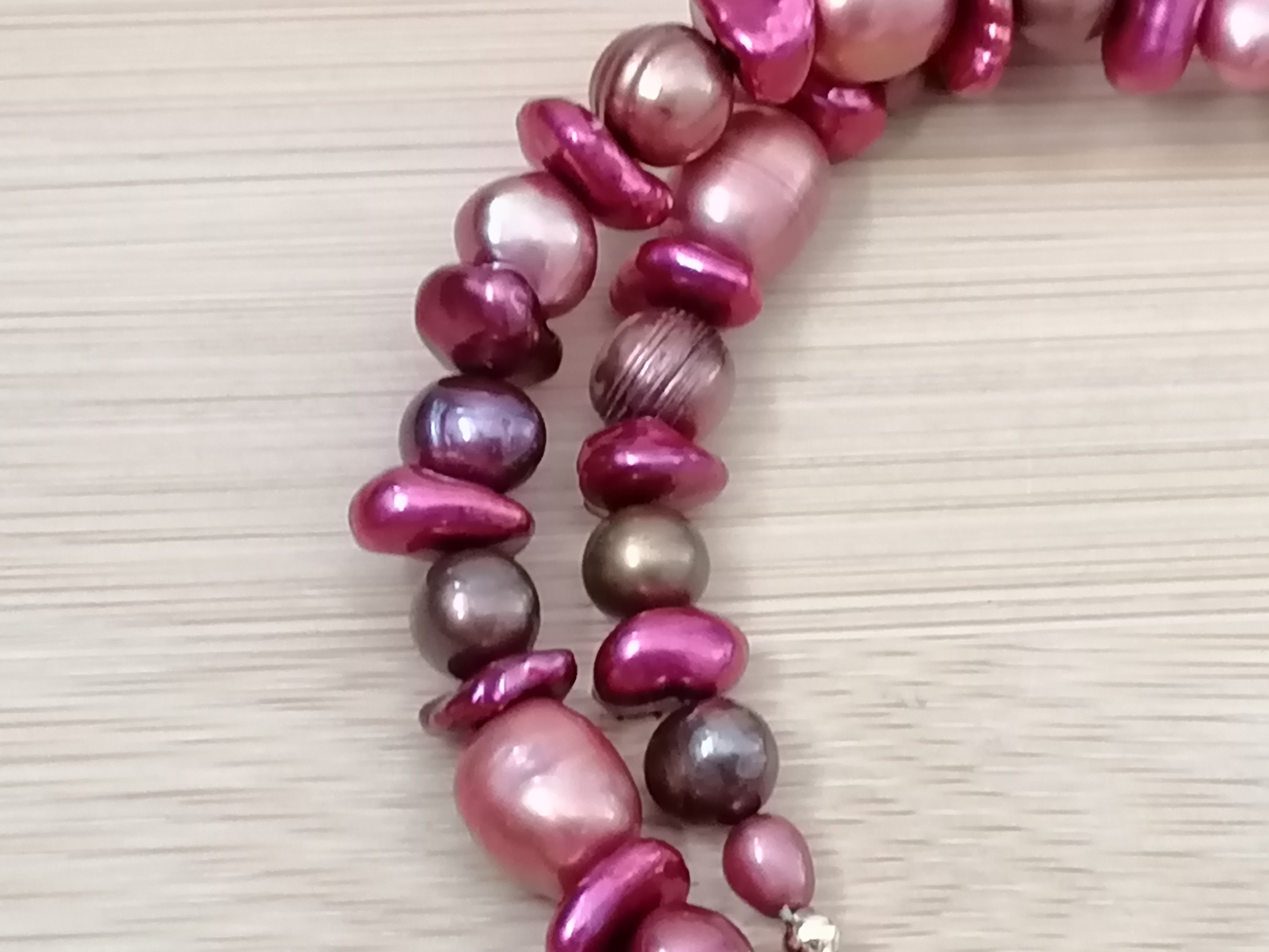 Mixed Berry Freshwater Pearl Necklace