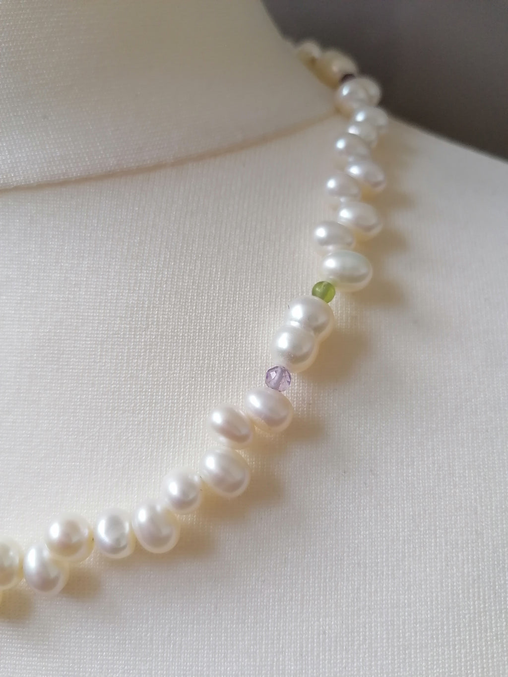 Baroque Pearl & Multi-Gemstone Necklace