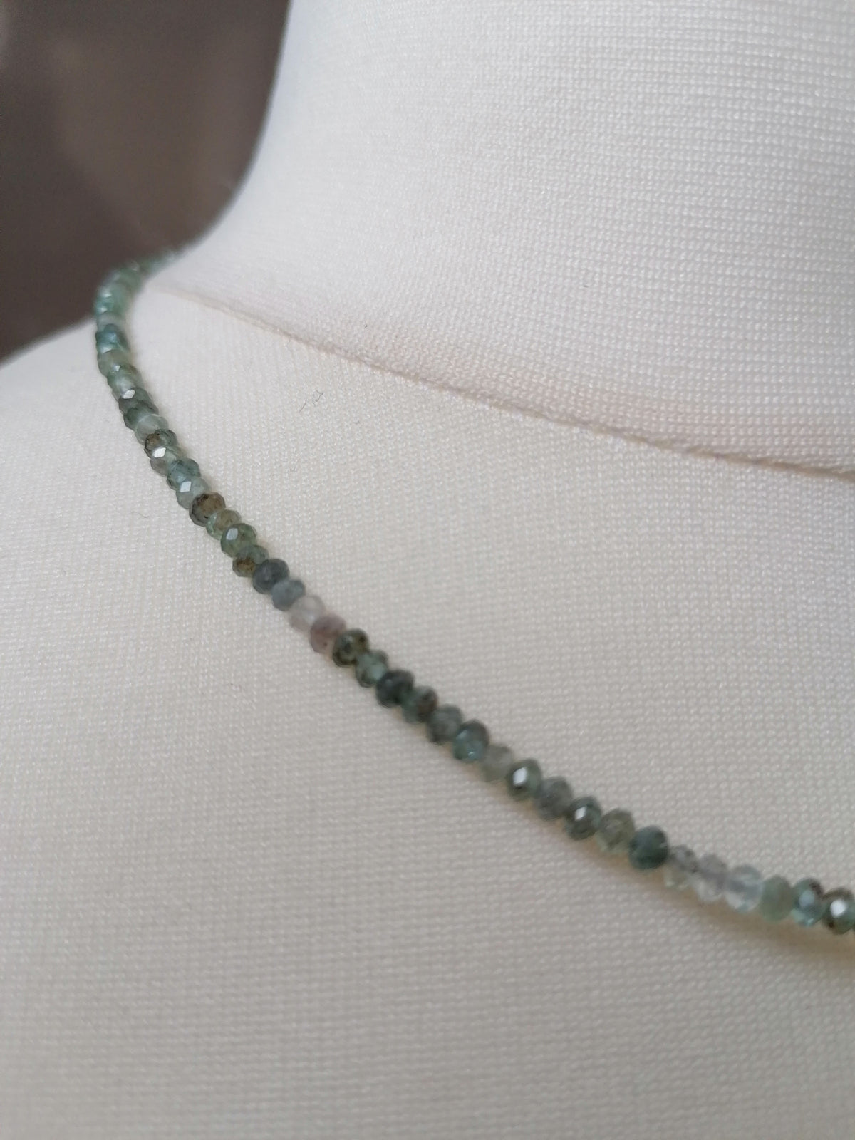 Aquamarine & Baroque Pearl Necklace