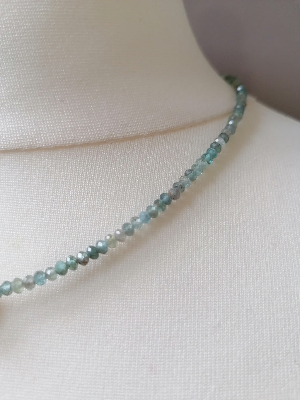 Aquamarine & Baroque Pearl Necklace