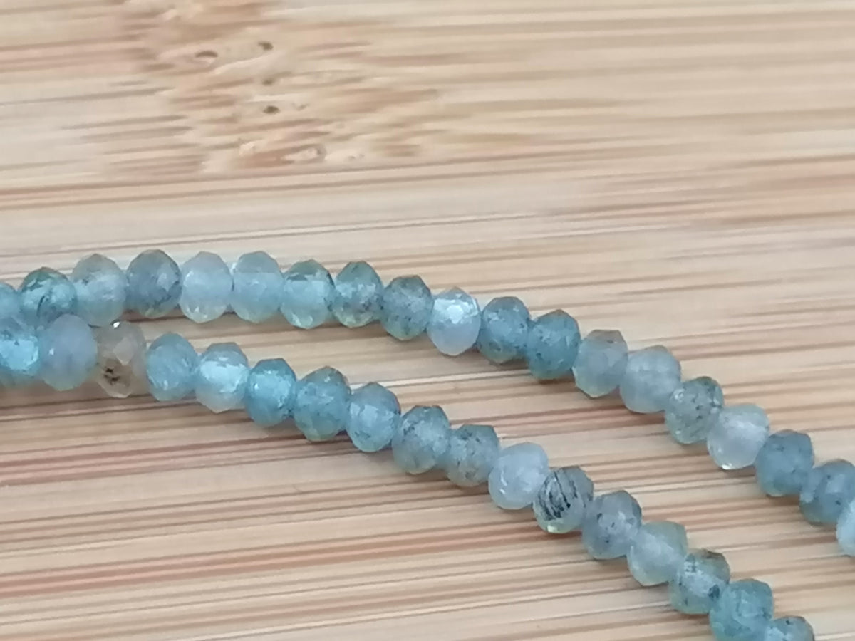 Aquamarine & Baroque Pearl Necklace