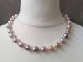 925 Sterling Silver Cultured Freshwater Baroque Pearl Necklace
