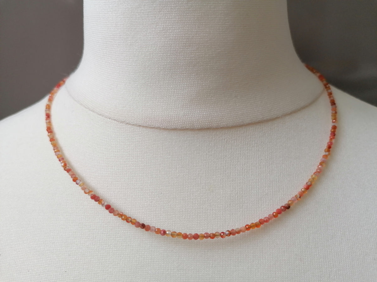Carnelian Gemstone Necklace