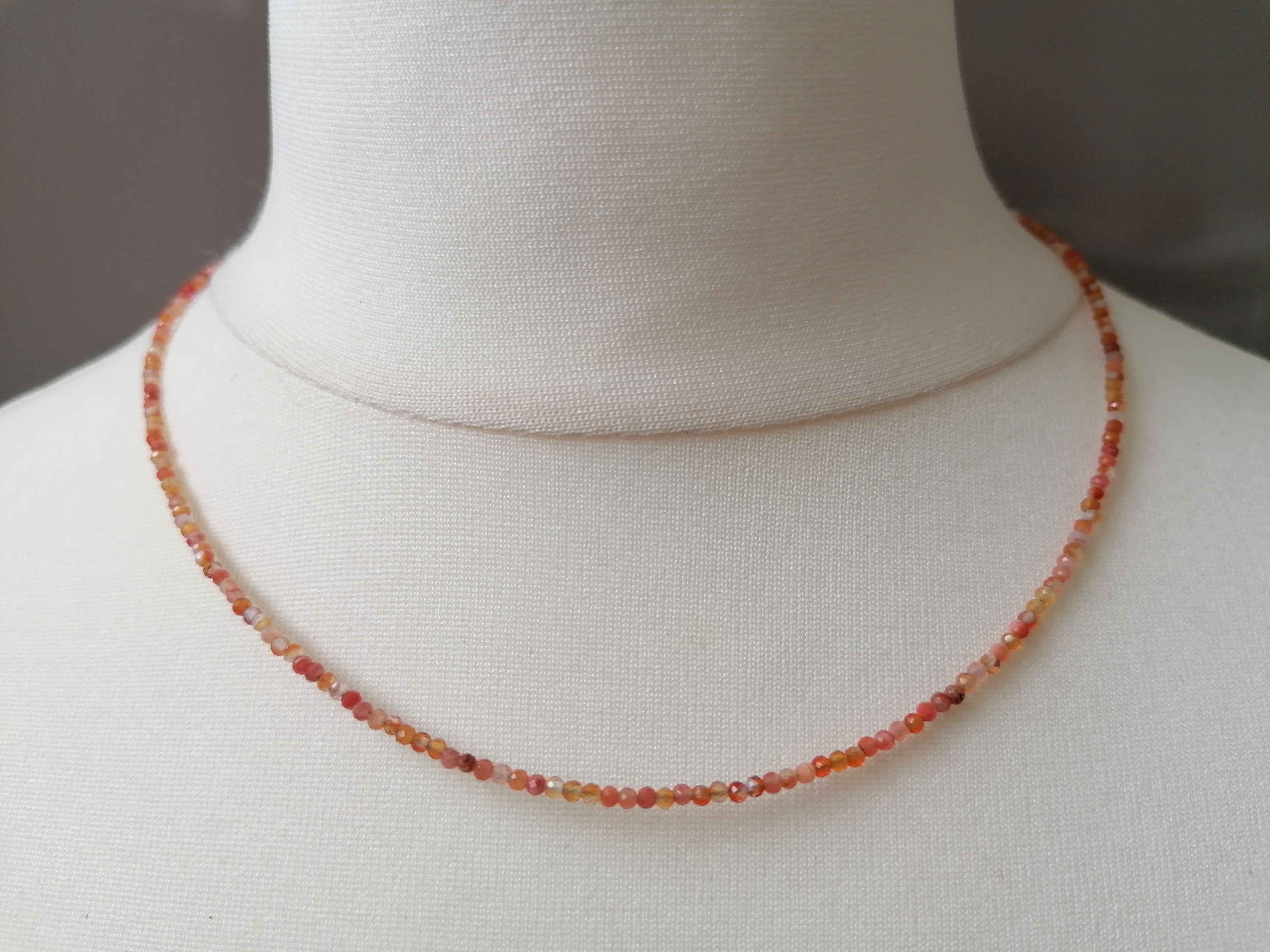 Carnelian Gemstone Necklace