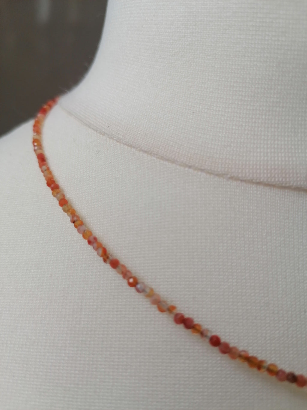 Carnelian Gemstone Necklace
