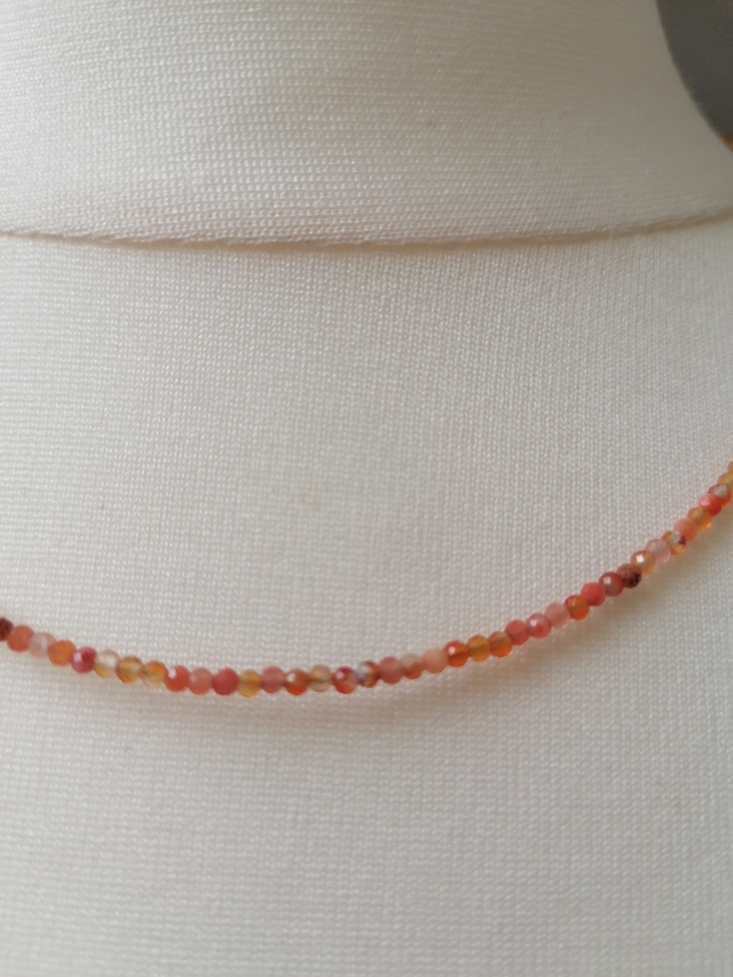 Carnelian Gemstone Necklace