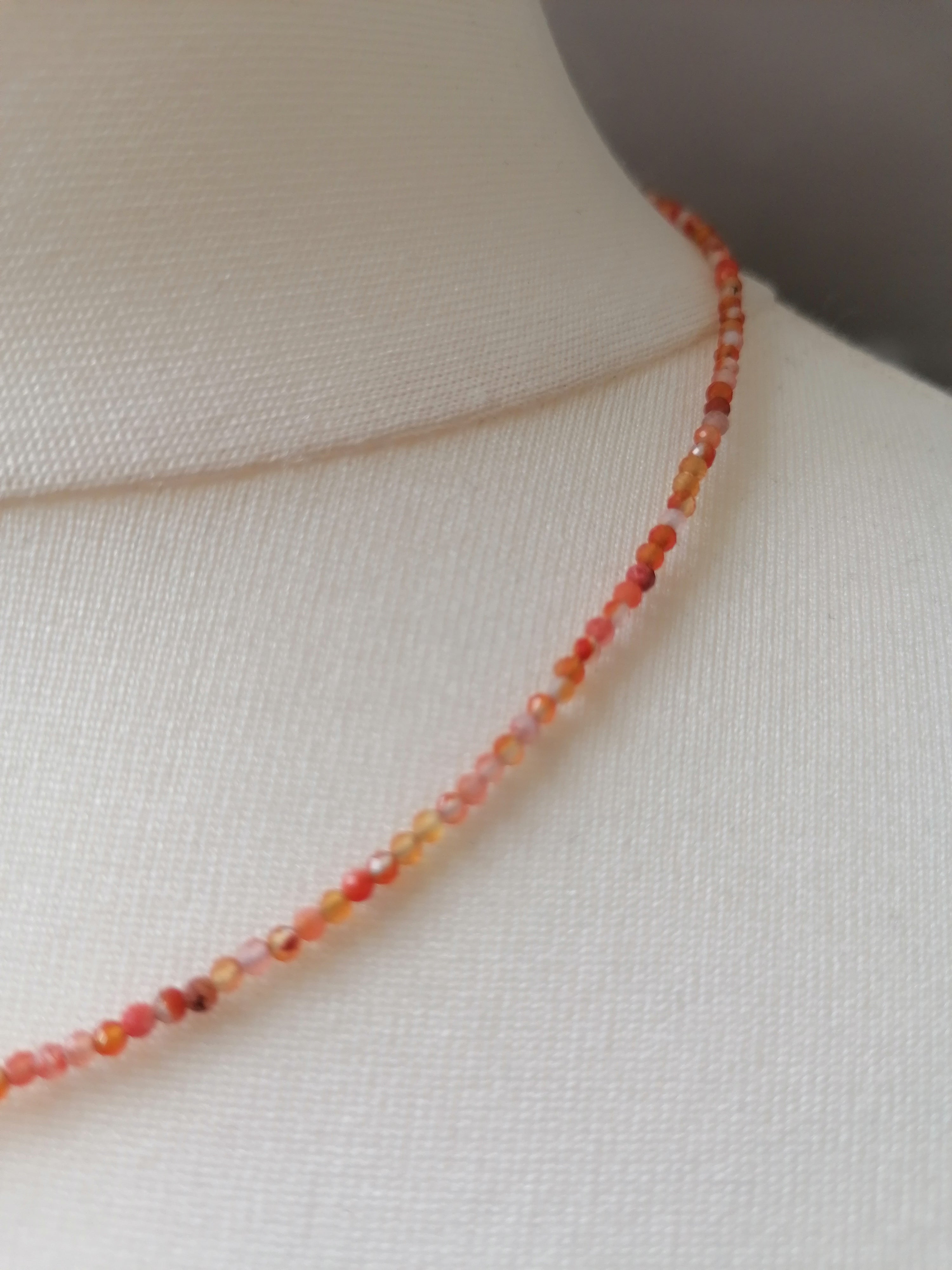 Carnelian Gemstone Necklace