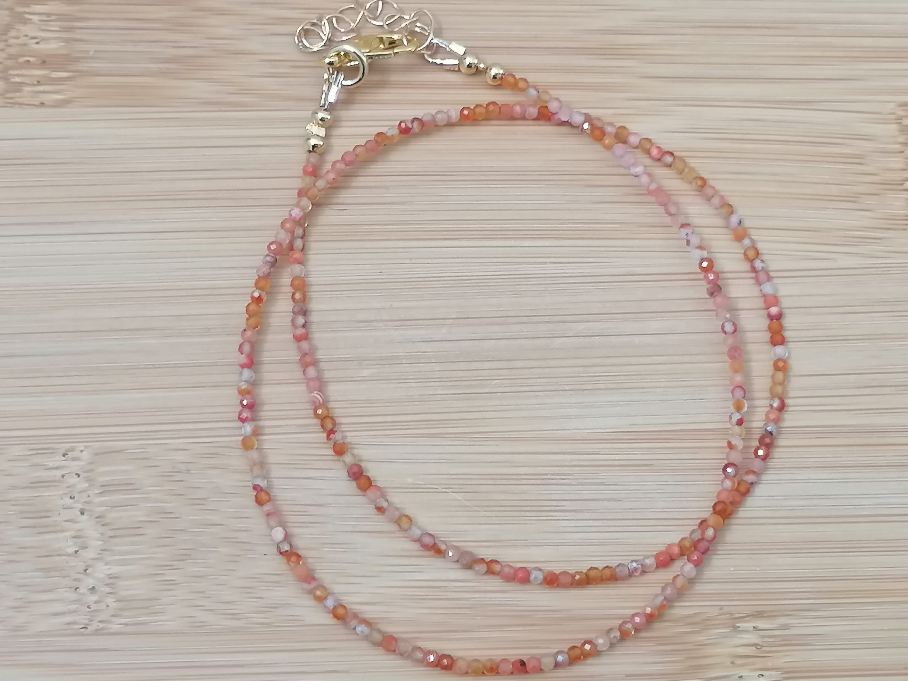 Carnelian Gemstone Necklace