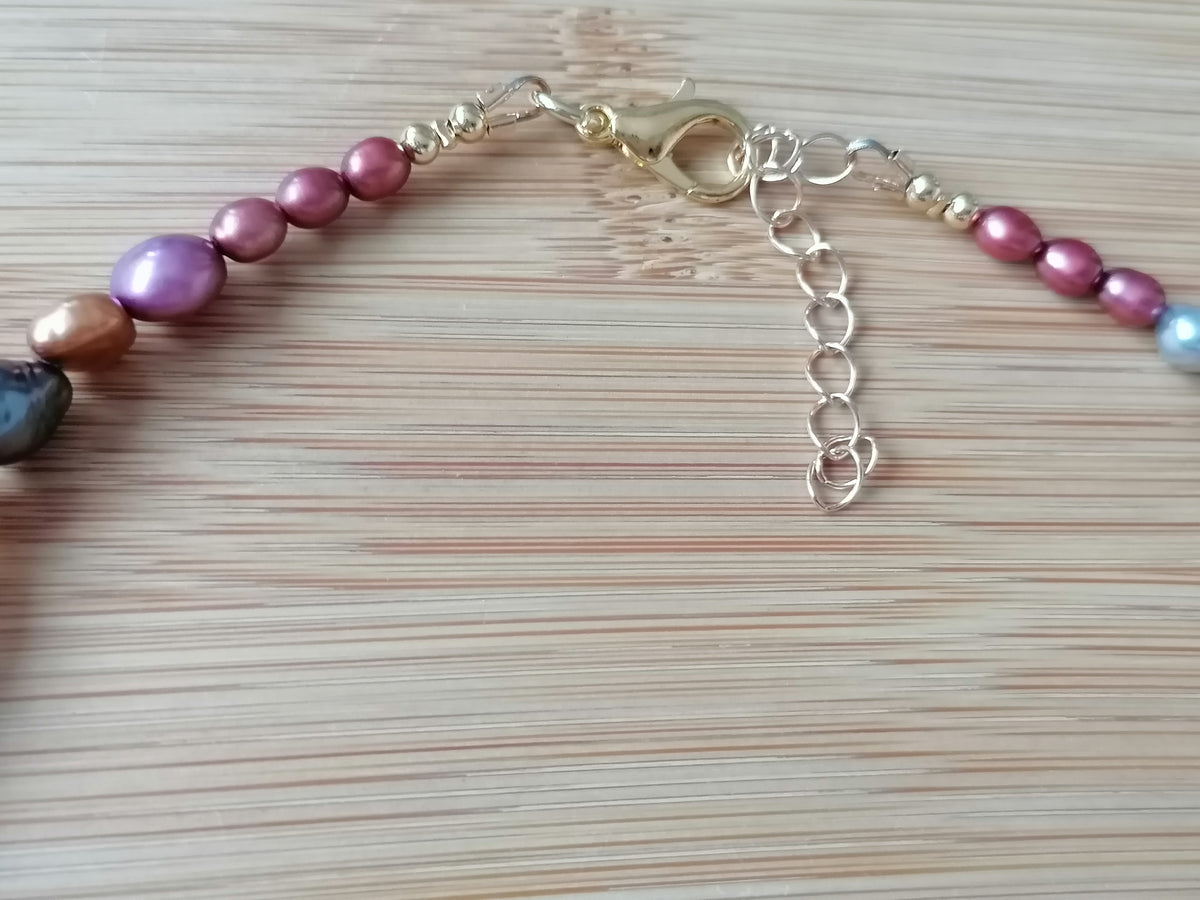 Cultured Freshwater Pearl Necklace with Ceramic Starfish Centrepiece