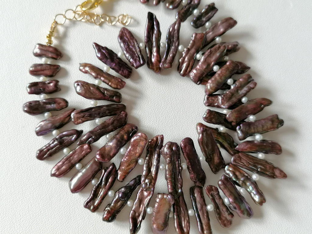 Cultured Freshwater Stick Pearl Necklace